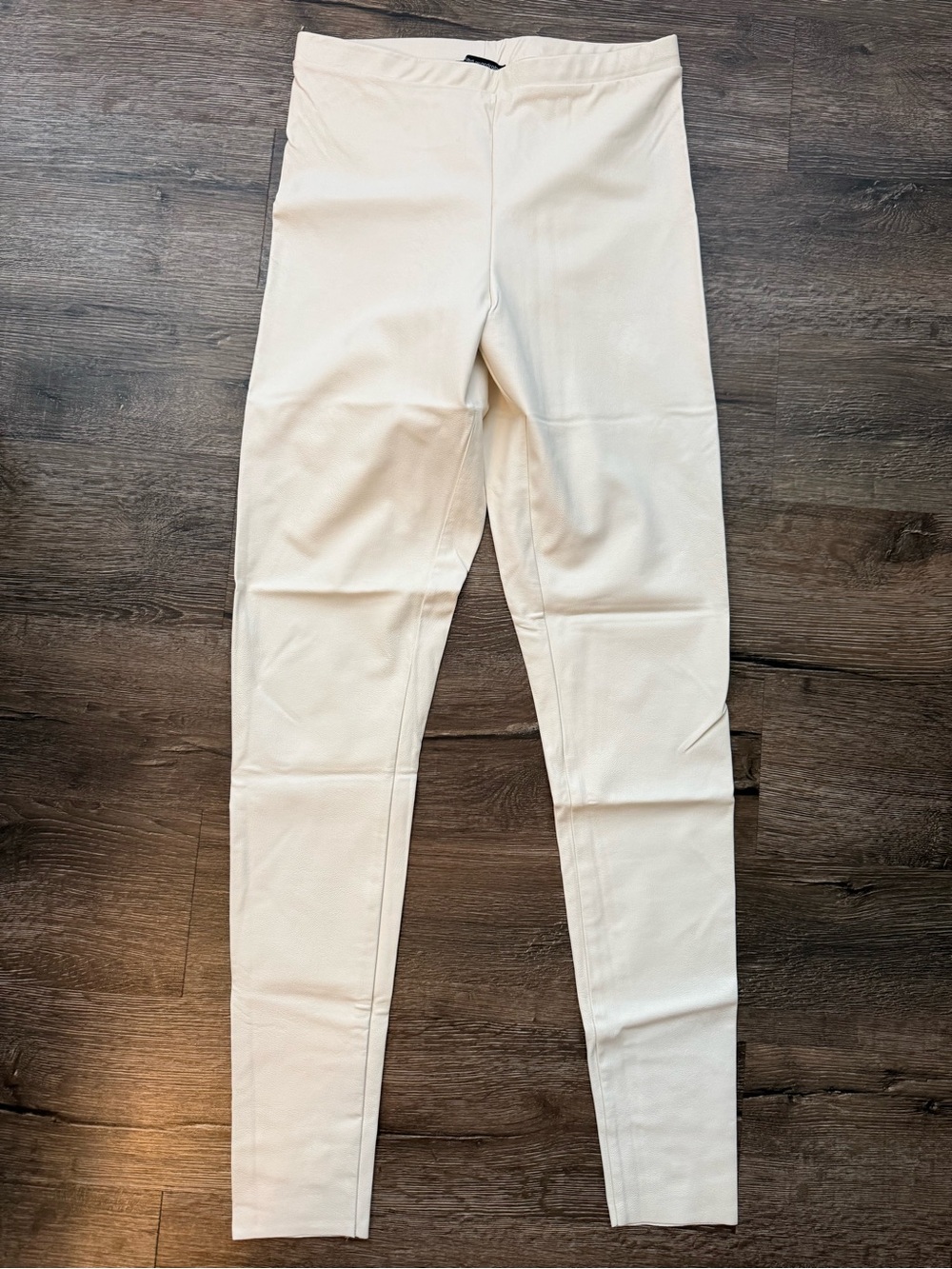naked wardrobe Ivory High-Rise Ponte Leggings